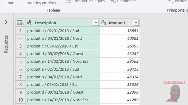 COMMENT FRACTIONNER UNE COLONNE DANS POWER QUERY SANS FORMULE EXCEL смотреть онлайн