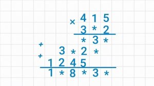 Поставить ЦИФРЫ вместо звездочек || Задание со звездочками || Разминка для ума #5