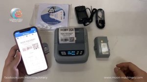 Xprinter XP-P323B receipt & label Mobile Printer