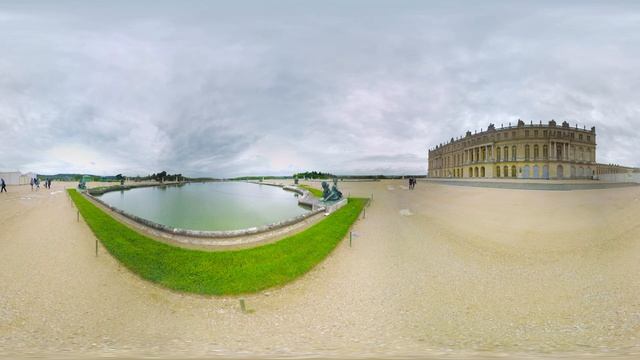 France, Versaille Royal Palace VR 360 video. Версаль, Королевский дворец, Франция.