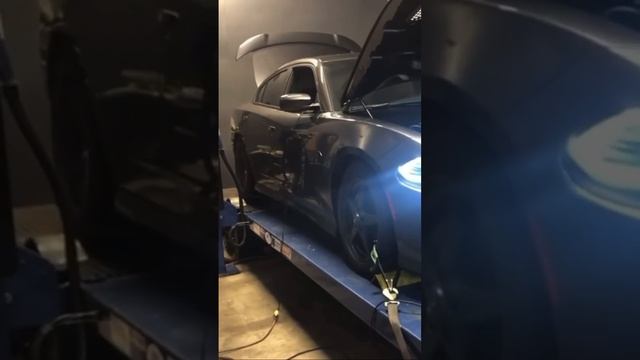 Dodge Charger Hellcat is NUTS! This dyno was hanging on for dear life! #car #dodge #automobile