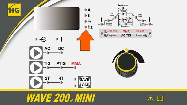АППАРАТ АРГОНОДУГОВОЙ СВАРКИ HUGONG WAVE 200 III MINI AC/DC смотреть онлайн