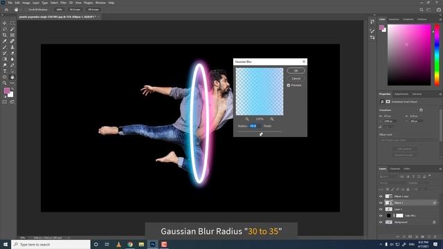 Neon Glow Effect Photoshop tutorial ( Photoshop tutorial, Neon Effect ) 5 Minutes