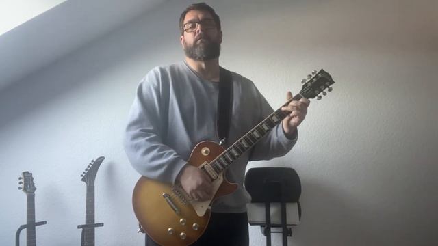 Pink Floyd - Another Brick in the Wall Pt.2 (Work in progress Guitar Cover over Backing Track) смотреть онлайн