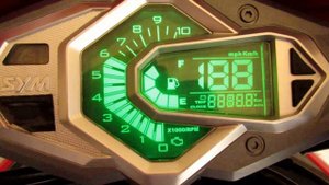 SYM CROX 125 (50) .KOKKINA FEGARIA TEST