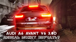 V6 ДИЗЕЛЬ В этой AUDI A6 на ЧИПЕ звучит ТАК???