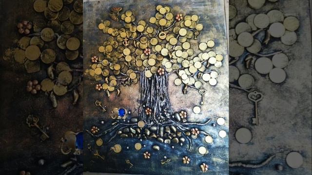 панно из монет ,,денежное дерево,, смотреть онлайн