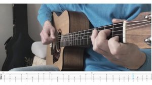 GREENSLEEVES (Зелёные рукава) - fingerstyle guitar cover + TAB