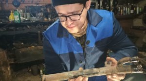 Ржавчина в антифризе как причина засора радиатора отопителя и 13 летняя трубка впуска ож Рено Логан.