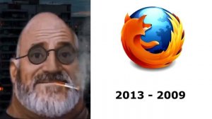 Старый логотип Firefox это
