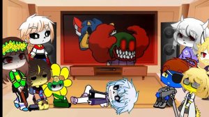 Undertale reacts to Sonic.EXE vs Tricky (2 ENDINGS)| Read DISCRIPTION|