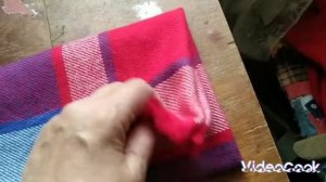 Из старого палантина пошила капор.Пол часа и капор готов.