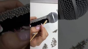 МК: делаем микрофон со стразами Swarovski