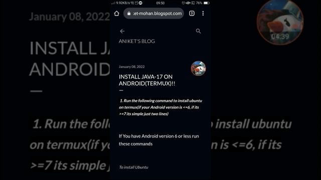 Install JAVA-17 on Android(Termux)| Even works on old phones | apt update not working | Aniket Moha
