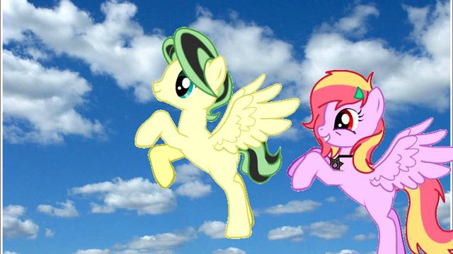 Пони клип//До неба (опять Флаттер Грин и Рейнбоу Вика)//anny_pony смотреть онлайн