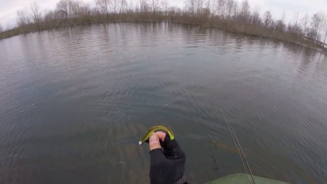 Щука на джиг поздней осенью. Приманки Akkoi. смотреть онлайн