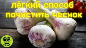 Способ быстро почистить чеснок