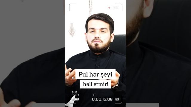 Pul hər şeyi həll etmir! - Hasan Mammadov