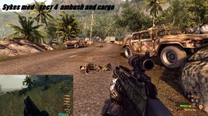 Crysis Warhead Моды.  Sykes mod Тест 4  .Первые 2 уровня в dev mode режиме