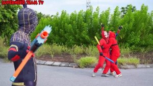 TEAM SPIDER MAN in REAL LIFE #108 | Marvel's Spider-Man 2 - NAPOLEON - AMERICAN FICTION - Tiger 3