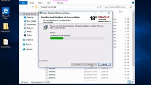 Installing Oracle Database 18c XE on Windows