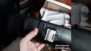 Пошив из натуральной кожи тубуса для кия