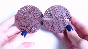 Термомозаика.  Органайзер для наушников из термомозаики