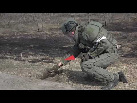 Разминирование сельхозугодий в Херсонской области.