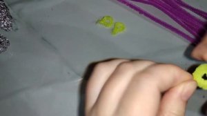 Мышка из синельной проволоки