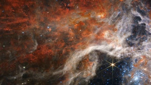 James Webb Space Telescope captures The Tarantula Nebula смотреть онлайн