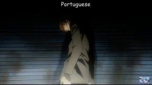 Лайт смеётся на разных языках. Death Note
