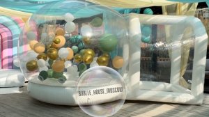 Бабл Хаус с батутом для детей