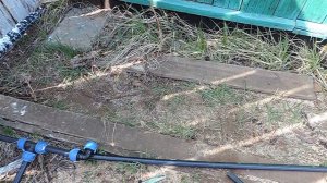 Ремонт водопровода на даче.