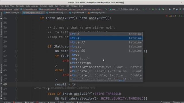 how to make candy crush in android studio\how to create a candy crush game  android studio Tutorial