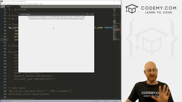 Lookup All Customers CRM - Python Tkinter GUI Tutorial 31 смотреть онлайн