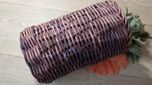 МК. Коробка новым узором из бумажной лозы. #79