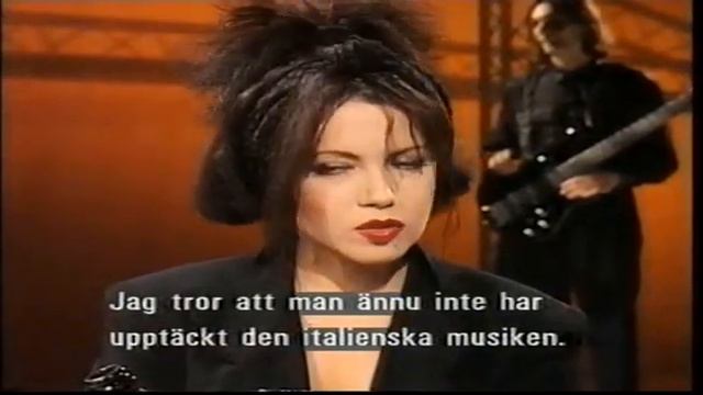 Matia Bazar Antonella Ruggiero Noi + Intervista + Mi manchi ancora Tv Svedese 10 ottobre 1987 смотреть онлайн