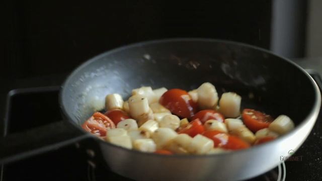 Приготовление салата со спаржи, рецепт. Видеосъемка