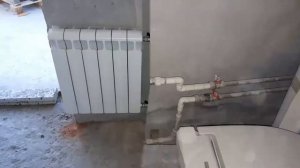 Установка радиаторов Rifar Monolit.