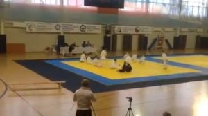 Выступление секции Айкидо шк. 26 гор. Химки на фестивале Айкидо в Пушкино 2015 г.в