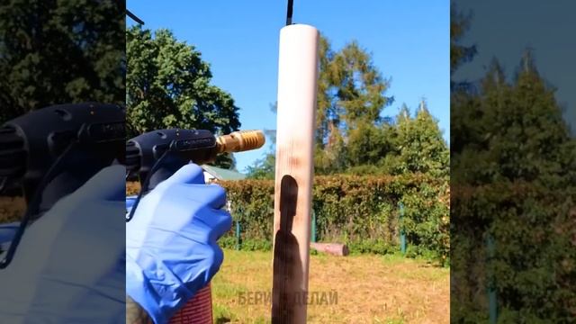 Потрясающий дизайн стола с использованием ИСКУССТВА обожженного дерева ? смотреть онлайн