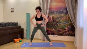 Приседание в боковом выпаде