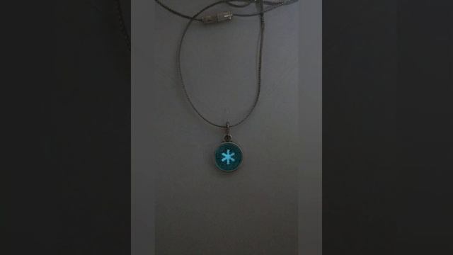 Кулон "Снежинка маленькая 1" | Pendant "Snowflakе"