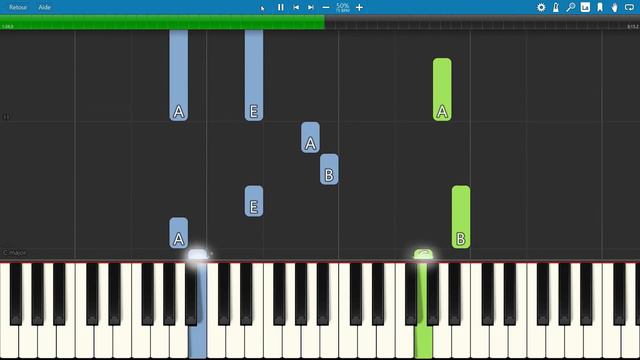 SLOW piano tutorial "HYORI ITTAI (表裏一体)" from HUNTER X HUNTER, Ending 5, with free sheet music (pdf смотреть онлайн