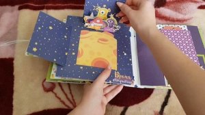 Детский космический поп-ап альбом. Скрапбукинг.