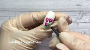 Быстрый Весенний Дизайн Маникюра. Китайская роспись. Мастер-класс