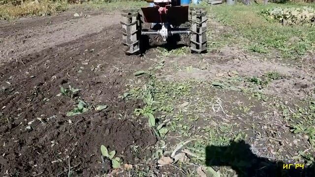 Мотоблок МКМ-3 "Ландер" Грабли за один час ! смотреть онлайн