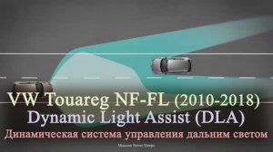 VW Touareg NF-FL | Динамическая система управления дальним светом (Dynamic Light Assist). 2020г.