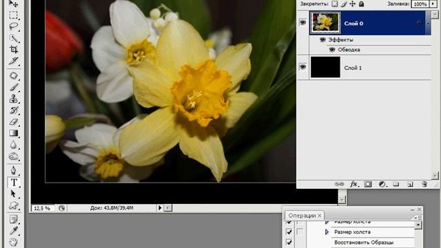 Экшен по оформлению фотографии в Photoshop. смотреть онлайн