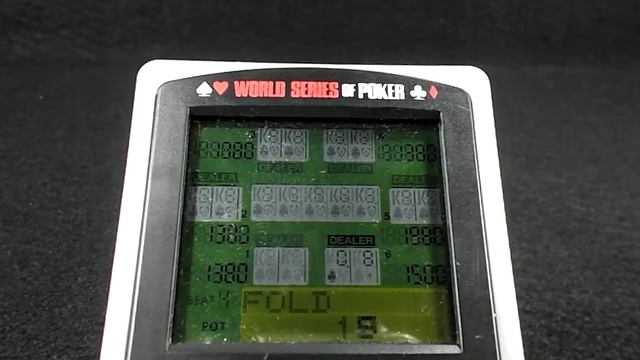 Excalibur World Series of Poker Texas Hold Em Electronic Handheld Pocket Game смотреть онлайн